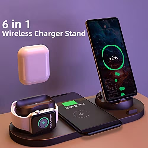 6 in 1 Wireless Charging Stand