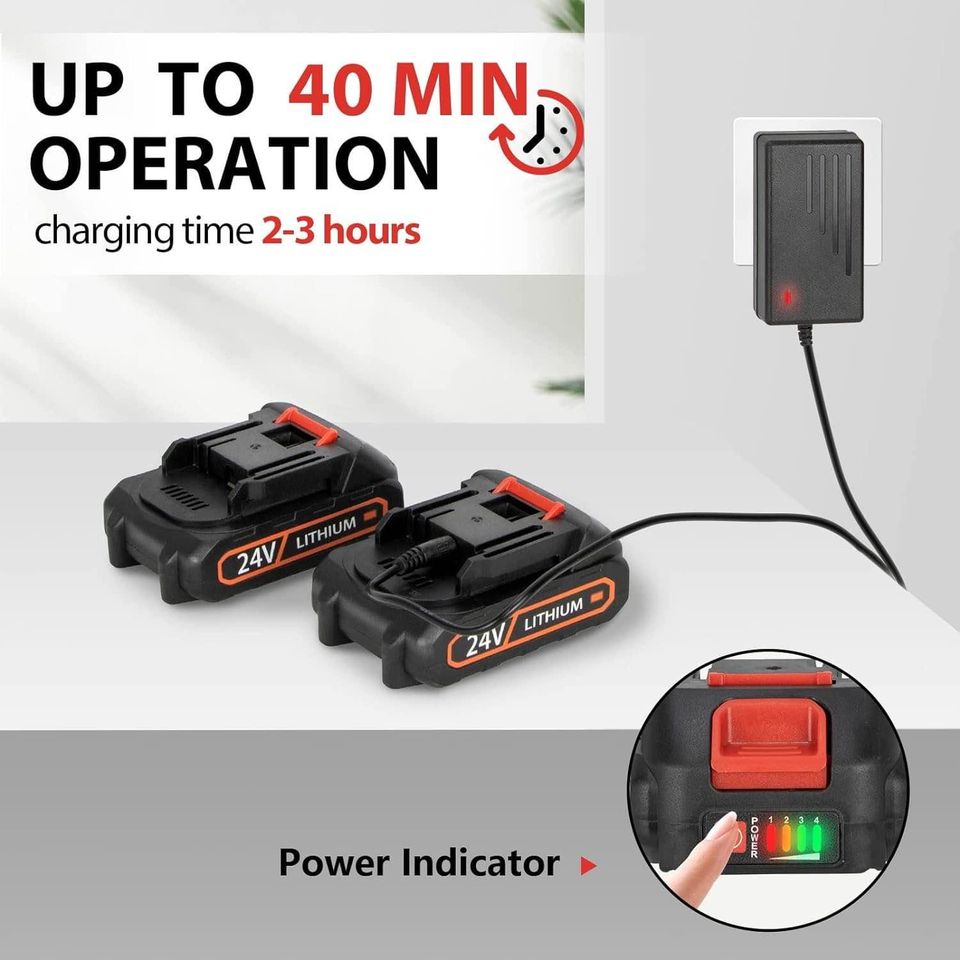 Mini Chainsaw 6-Inch Cordless,Battery Powered Handheld