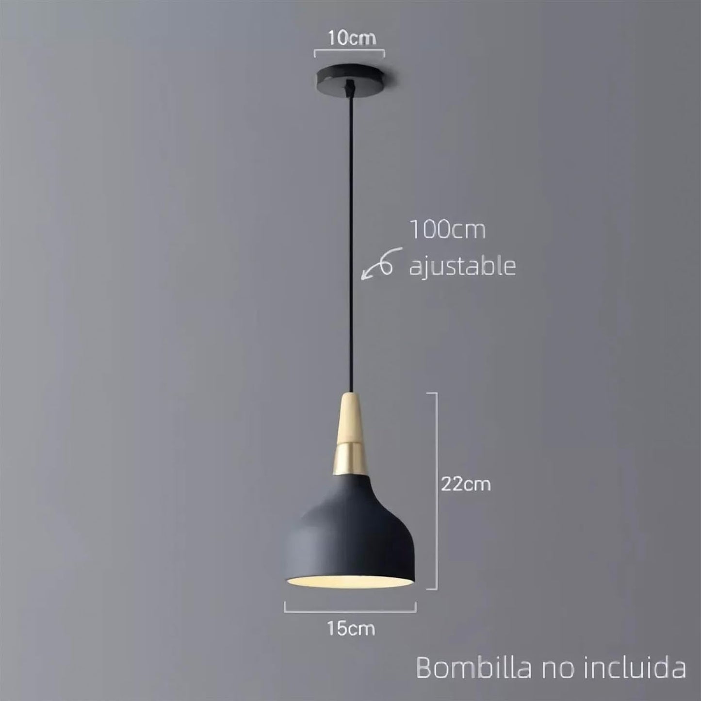 Sleek Black Macarons Chandelier Modern Industrial Light Fixture for Bedrooms