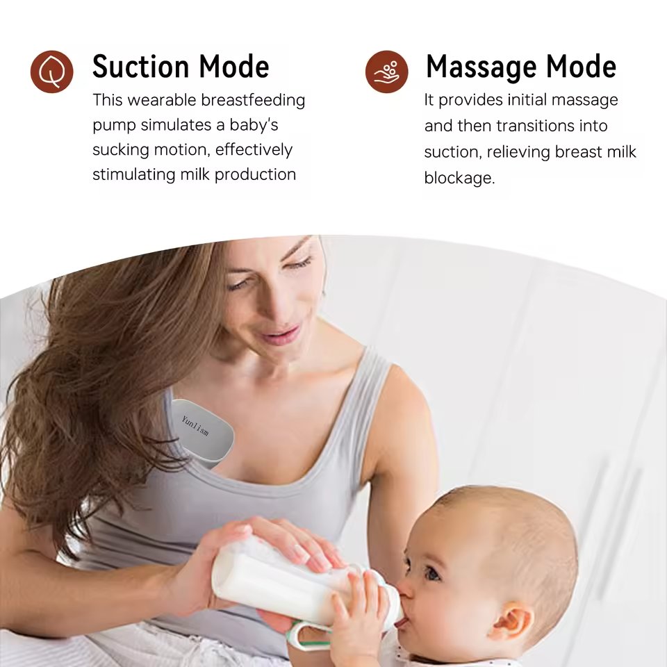 New Yunlism S9 Wearable Breast Pump - Wireless & Hands-Free