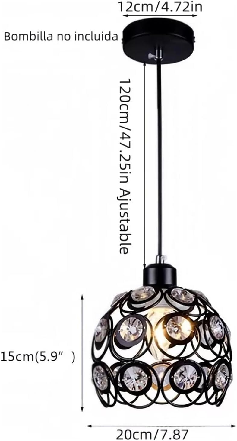 Modern Crystal Chandelier Pendant Fixture Ceiling Lights Adjustable for Bedroom Living Room Corridor Decorative Lights Fixtures