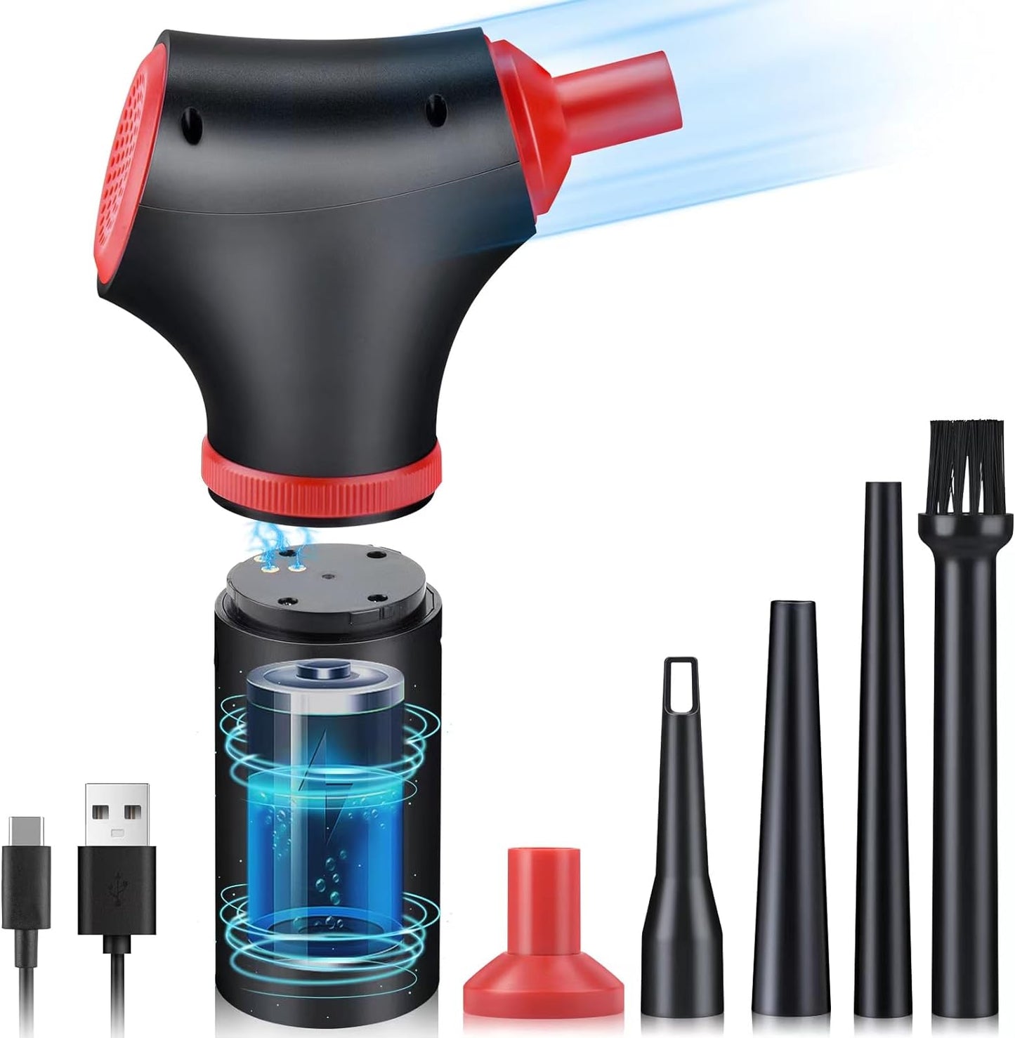 Compressed Air Duster 51000 RPM Rechargeable