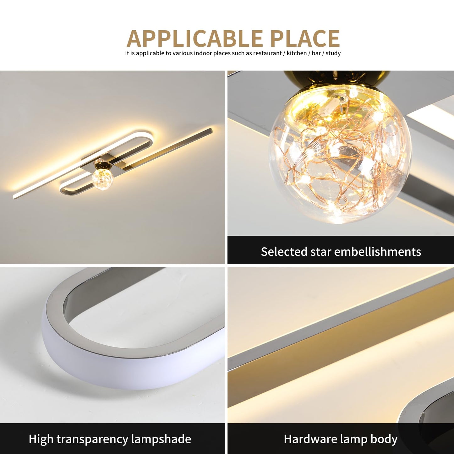 Led Ceiling Lamp Dimmable(48W 2880lm)