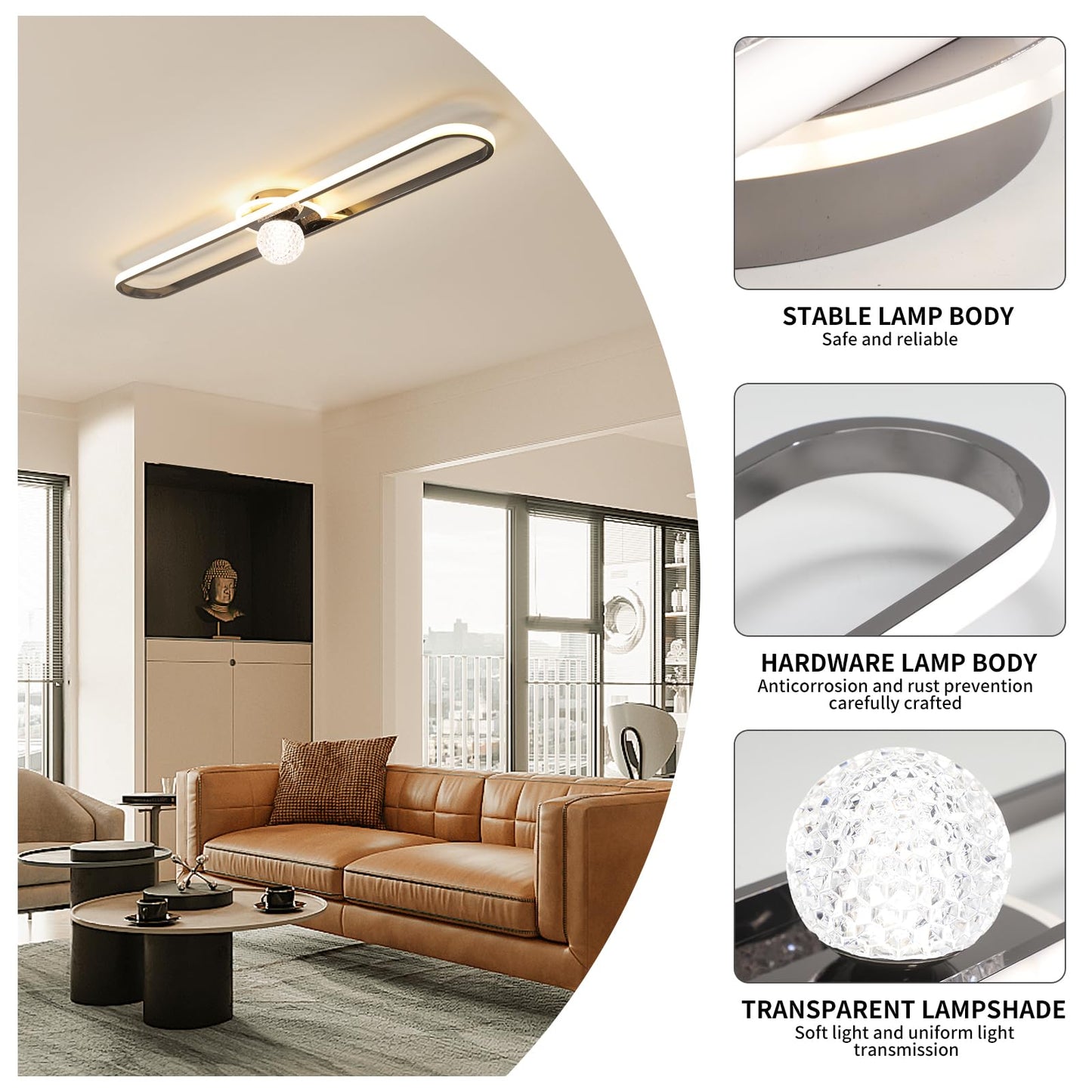 Dimmable LED Ceiling Lamp(48W 2880lm)