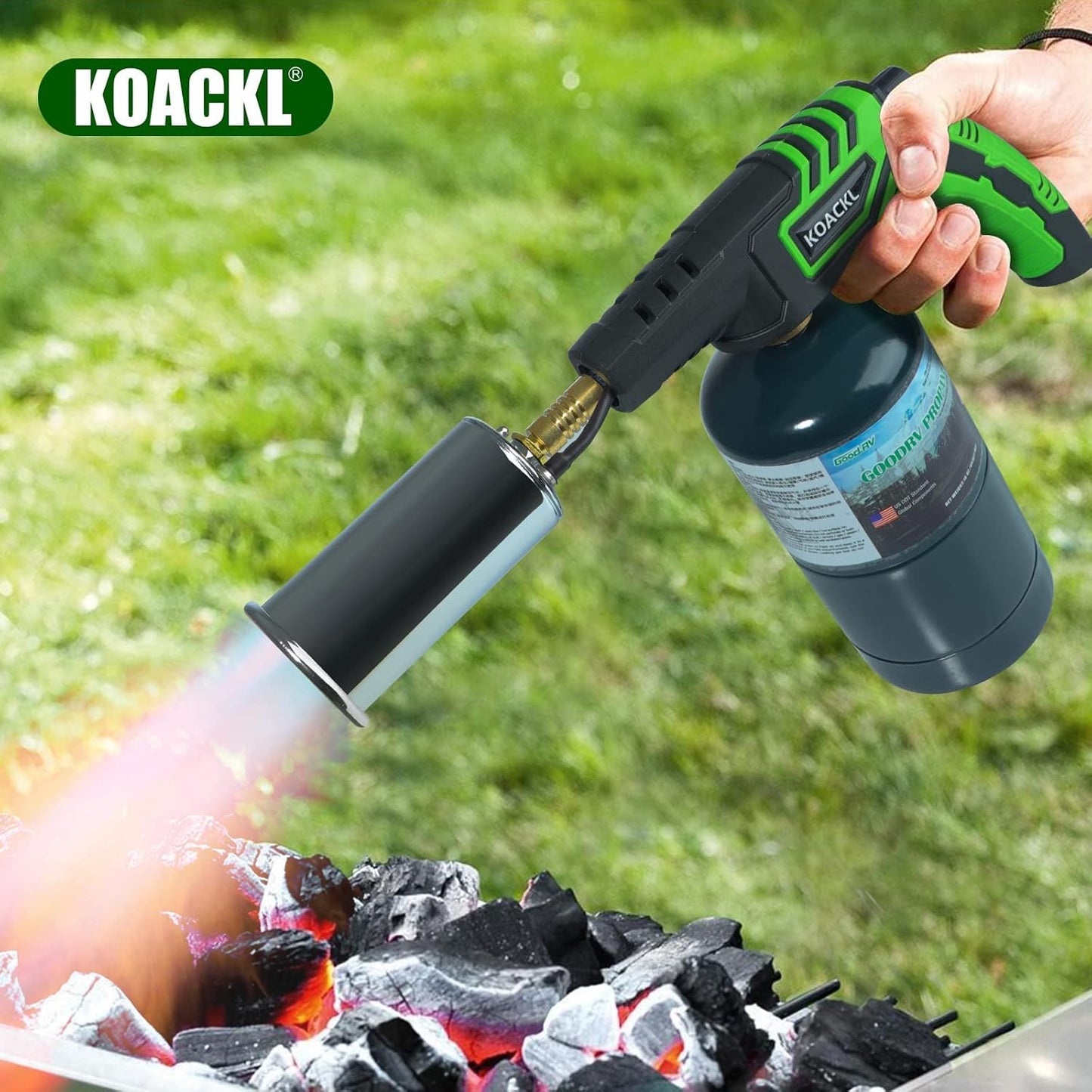 Koackl Powerful Propane Torch Head with Igniter, Gas Welding Equipment