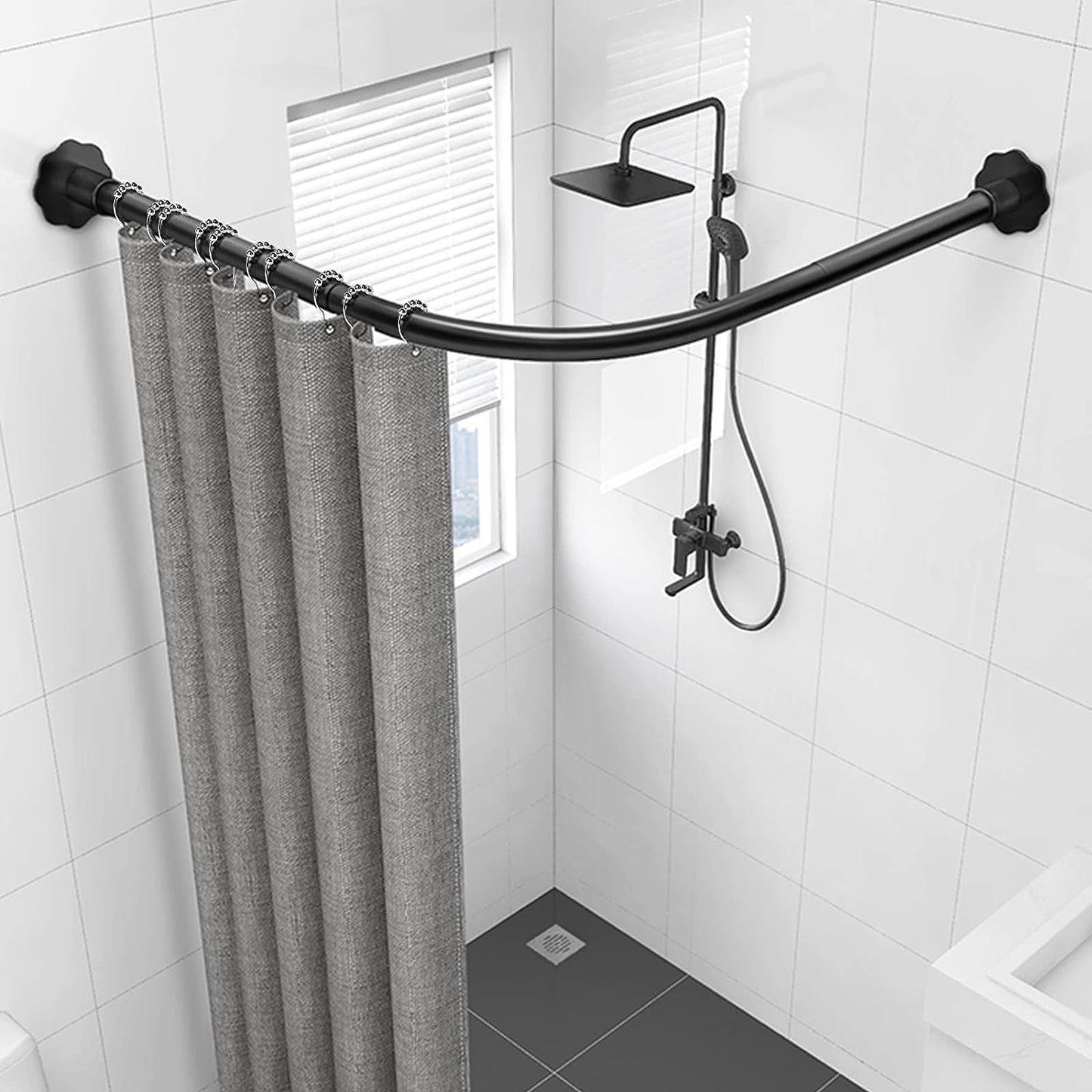 Rustproof Shower Curtain Rings Hooks