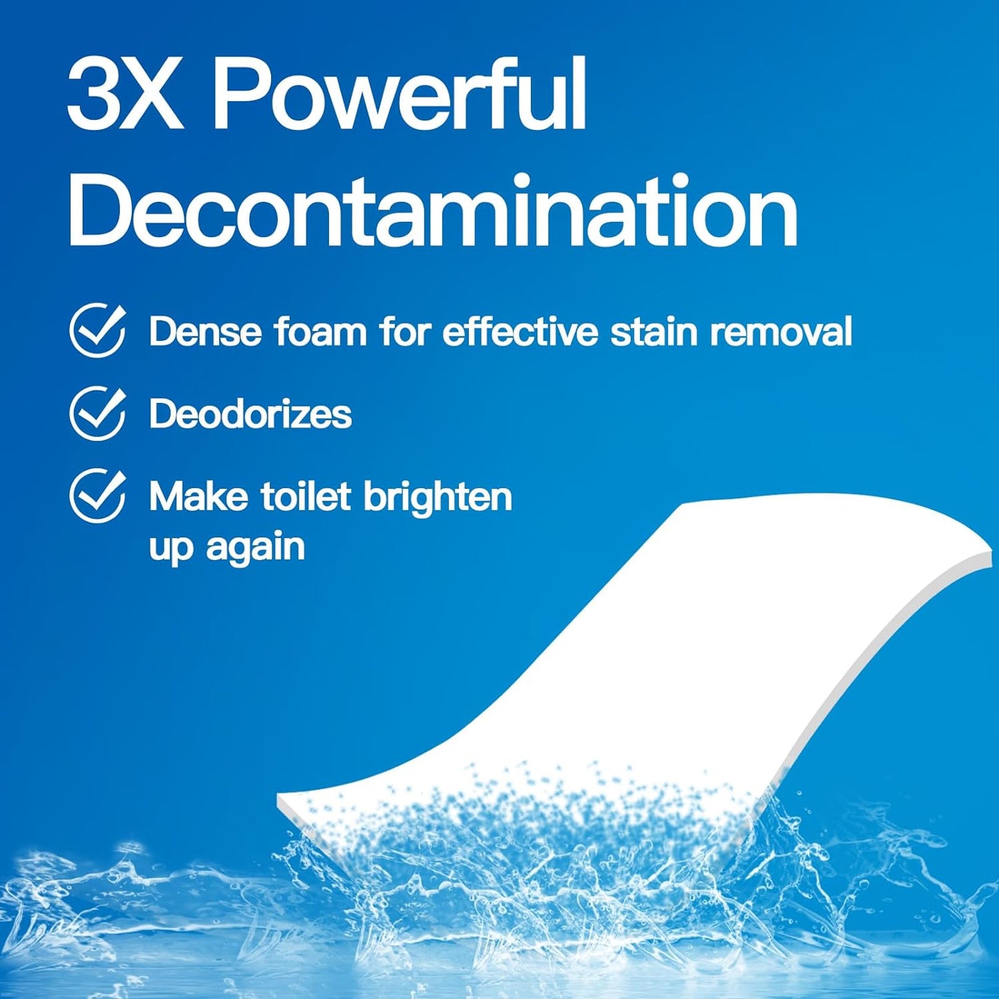 Eco Friendly Toilet Cleaner Sheets - Plastic Free Biodegradable Septic Safe