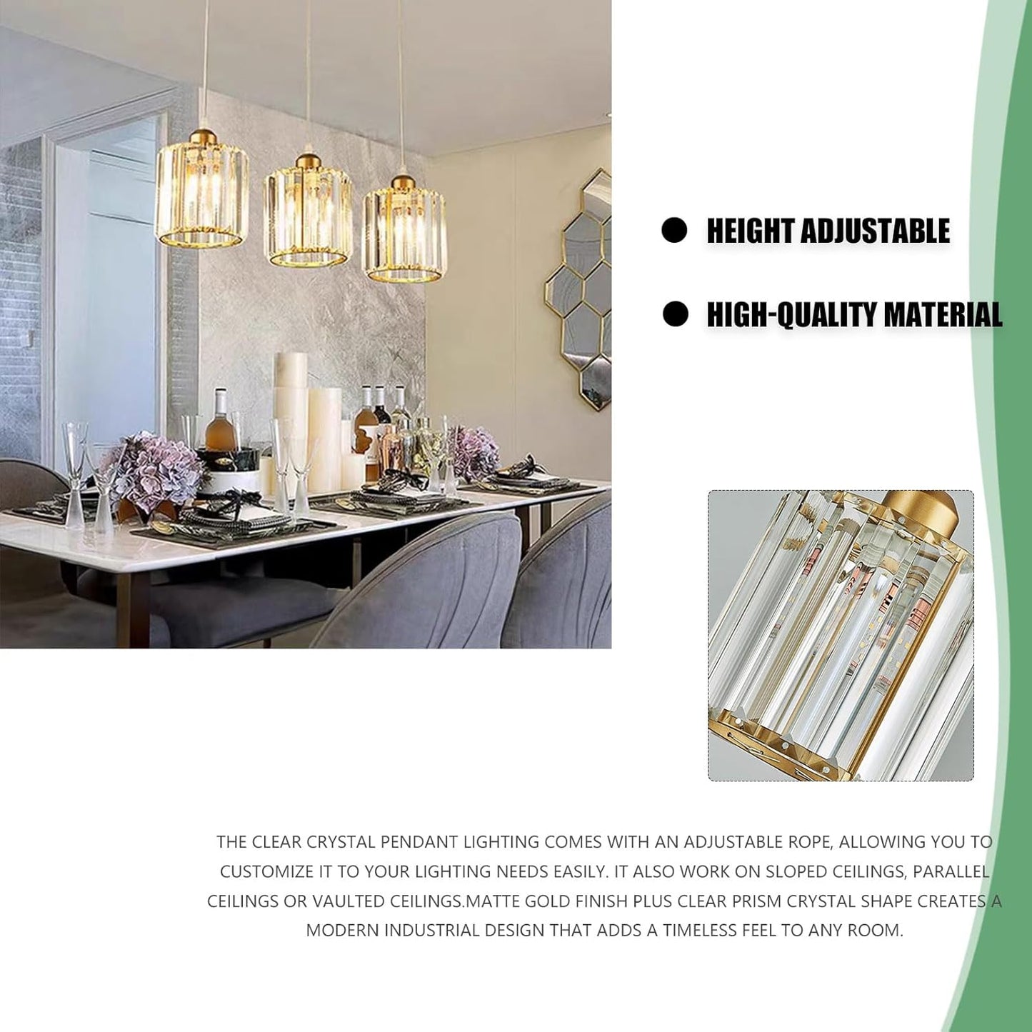 Crystal Chandeliers Sputnik Ceiling Light Black Flush Mount Ceiling Small Bathroom Chandelier Modern Hallway Pendant Light Fixtures (Gold)