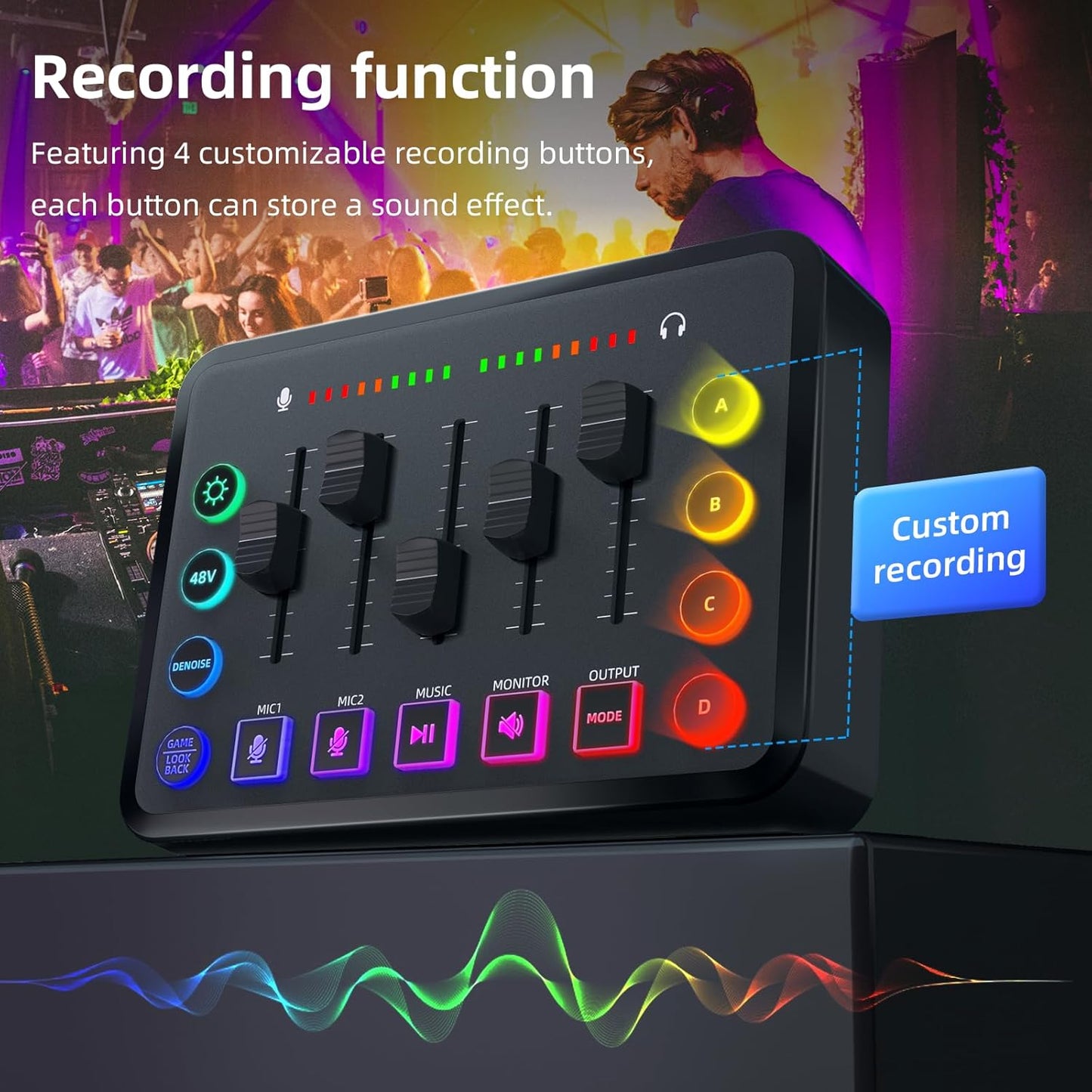 Podcast Equipment Bundle Includes Audio Mixer and BM800 Microphone