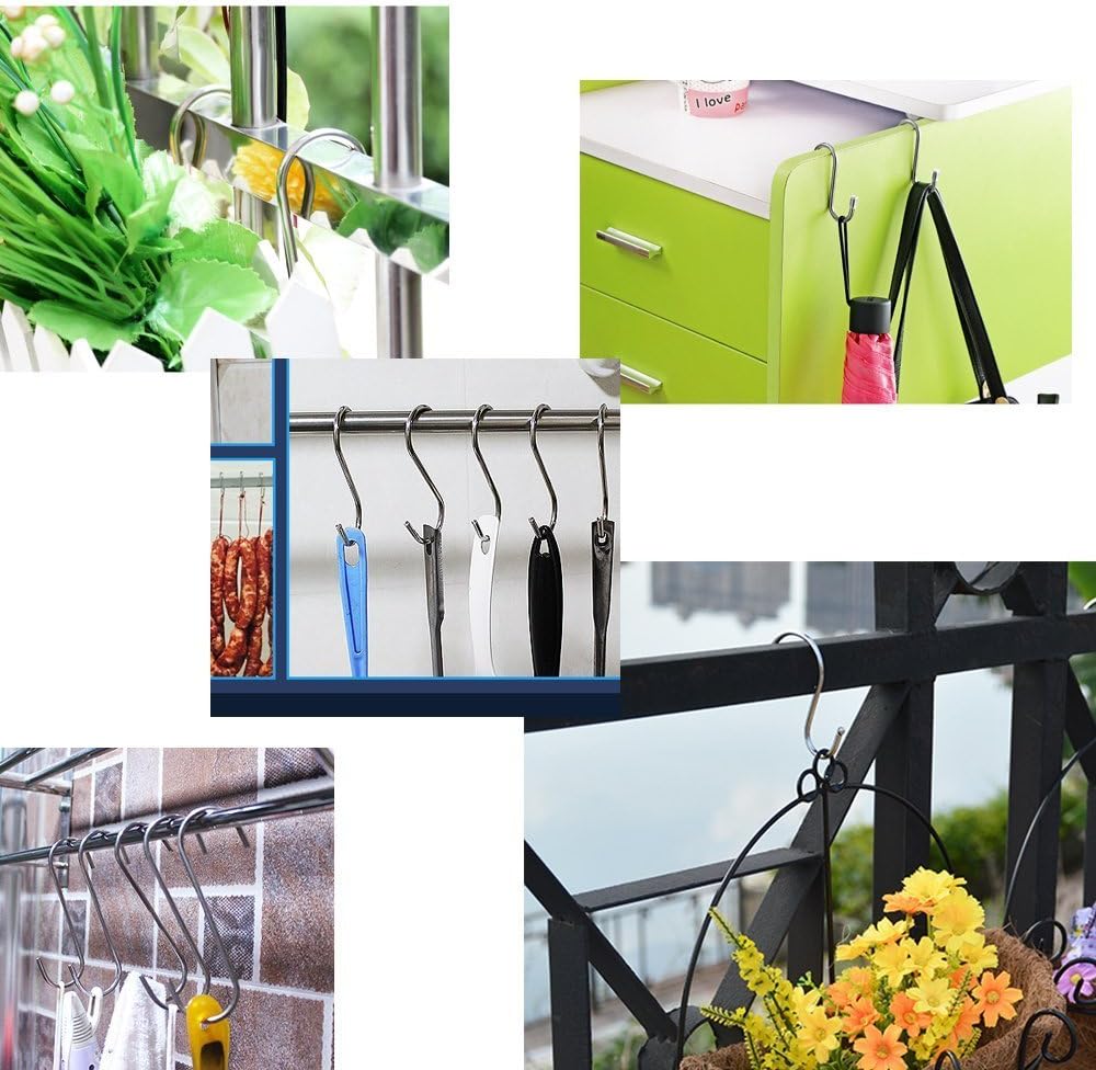 Stainless Steel Heavy Duty S Shaped Hanging Hooks