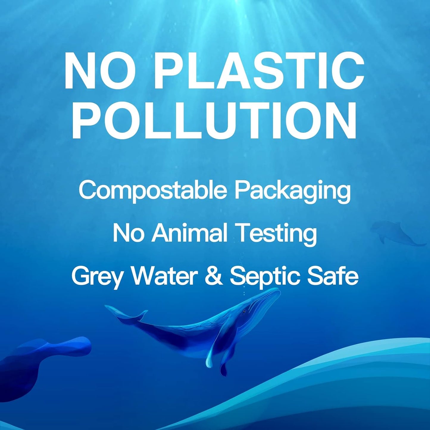 Eco Friendly Toilet Cleaner Sheets - Plastic Free Biodegradable Septic Safe