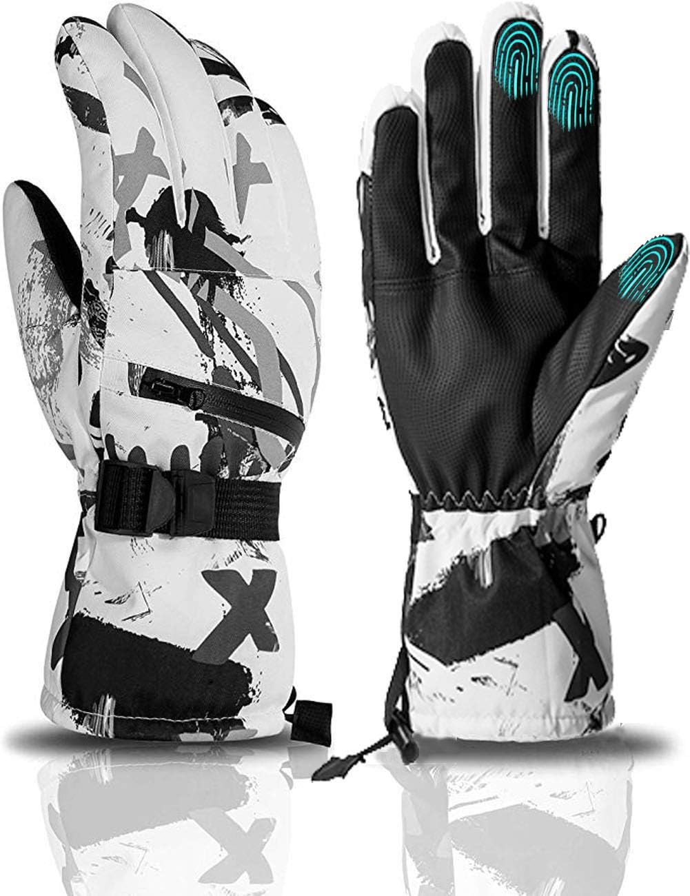 Ski Gloves,Waterproof Warm Touchscreen