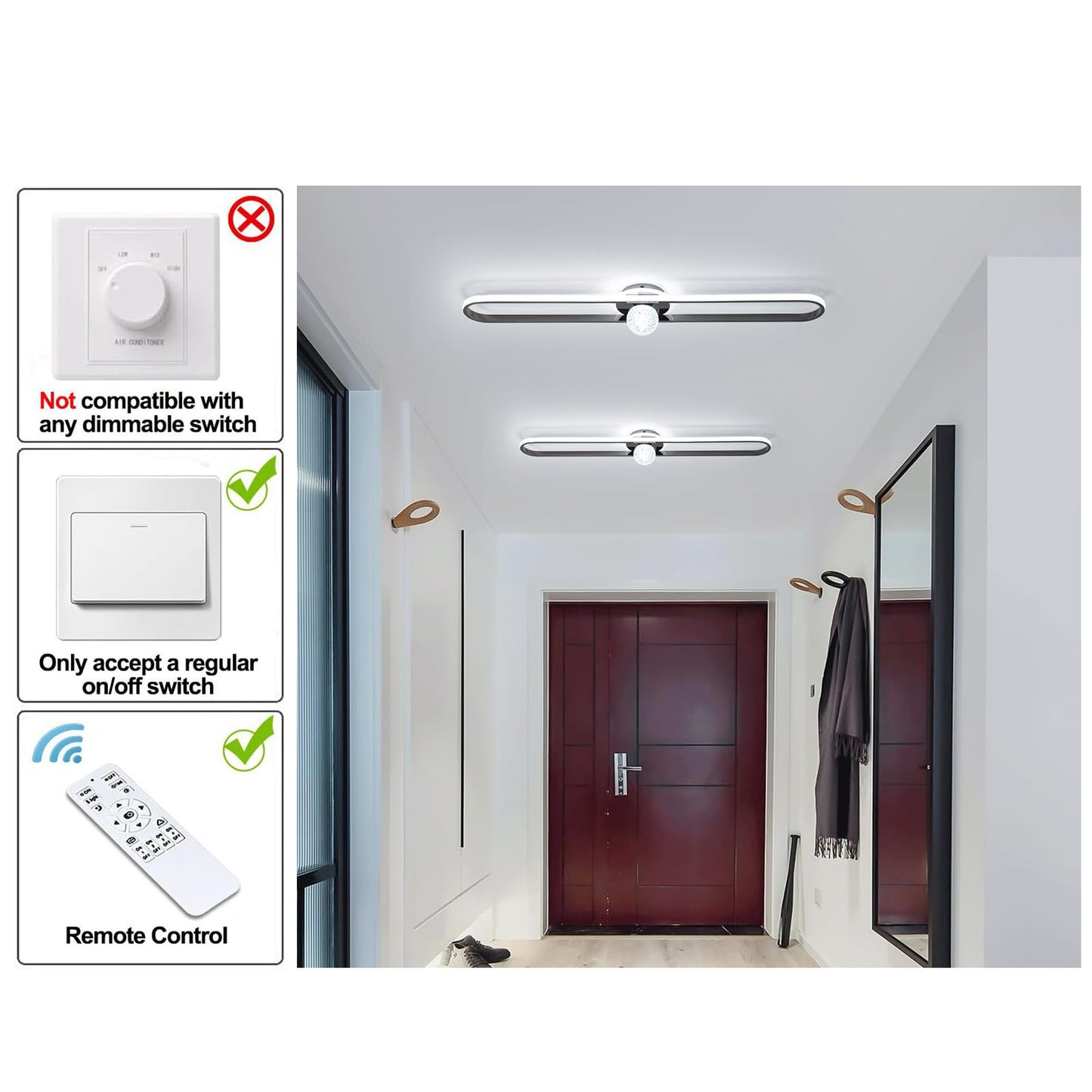 Dimmable LED Ceiling Lamp(48W 2880lm)