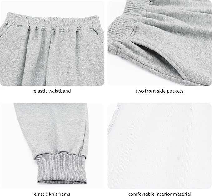 JJAI Sweatsuit Set for Women half Zip Sweatshirt Jogger Pants with Pockets