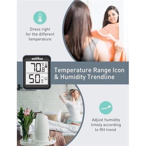 Hommak Digital Hygrometer Thermometer Humidity