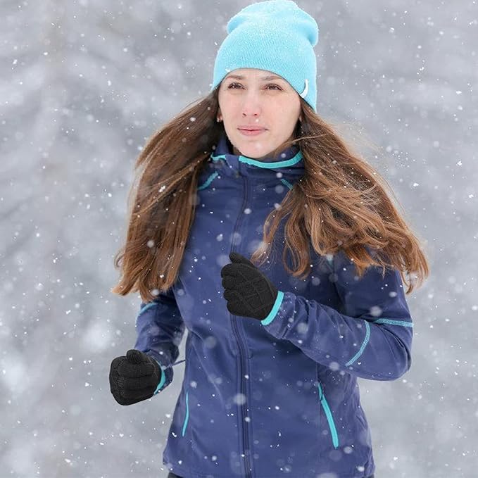 Cierto Women's Winter Gloves | Fashion Touchscreen Fleece Gloves ❄️ Elegant & Warm