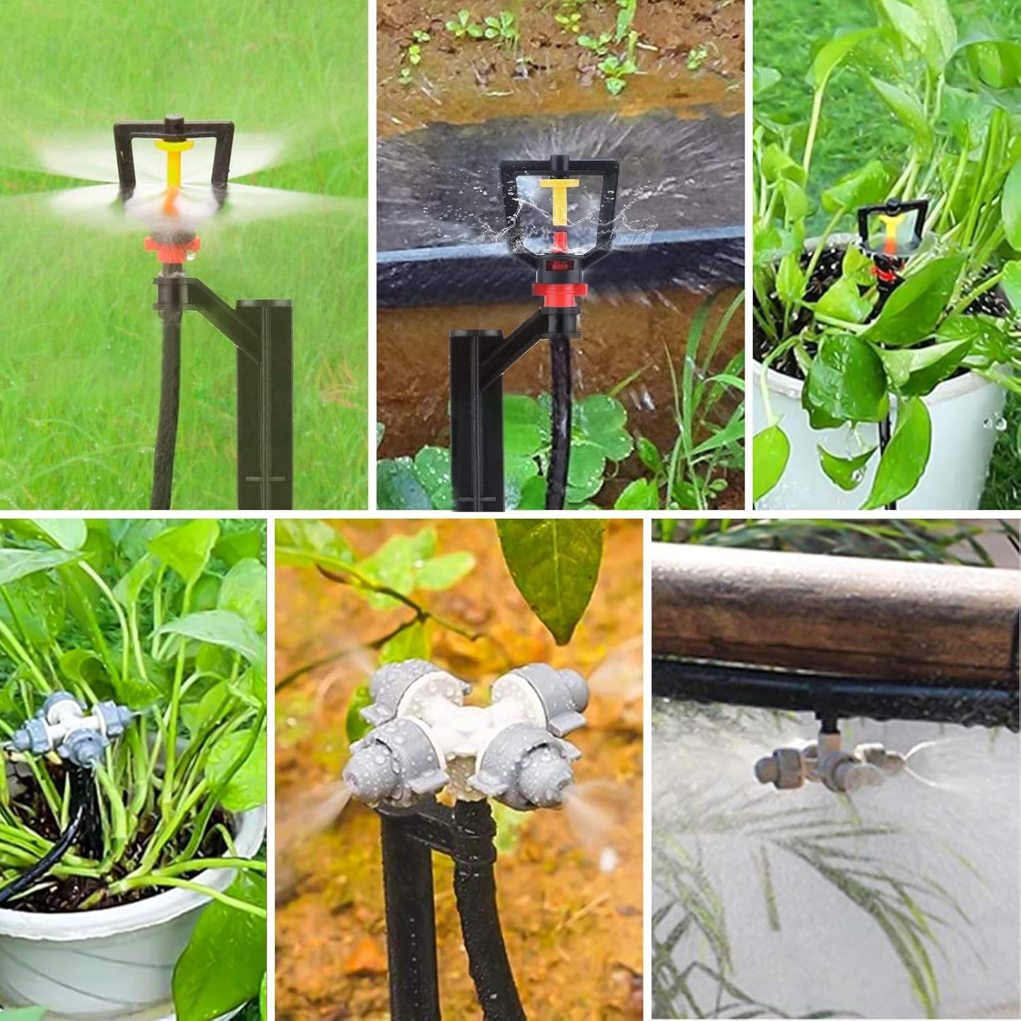 🌿 Professional 141FT Drip Irrigation Kit - Automatic Watering System
