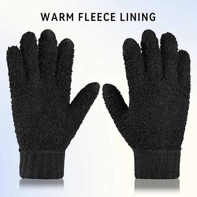 Cierto Women's Winter Gloves | Fashion Touchscreen Fleece Gloves ❄️ Elegant & Warm