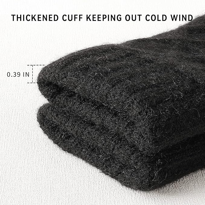 Cierto Women's Winter Gloves | Fashion Touchscreen Fleece Gloves ❄️ Elegant & Warm