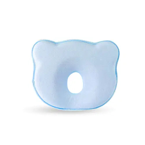 Soft Baby Pillow | 100% Organic Memory Foam | 3cm Thickness | Blue/Pink/Yellow