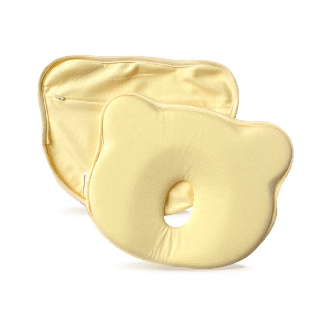 Soft Baby Pillow | 100% Organic Memory Foam | 3cm Thickness | Blue/Pink/Yellow